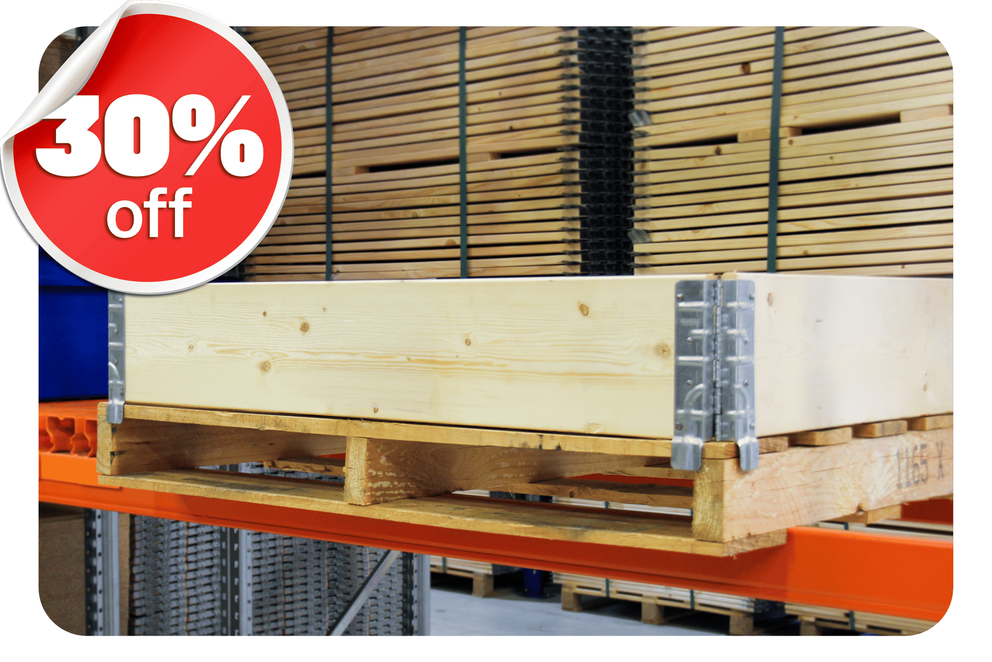 Wooden Pallet Collars w tag-1